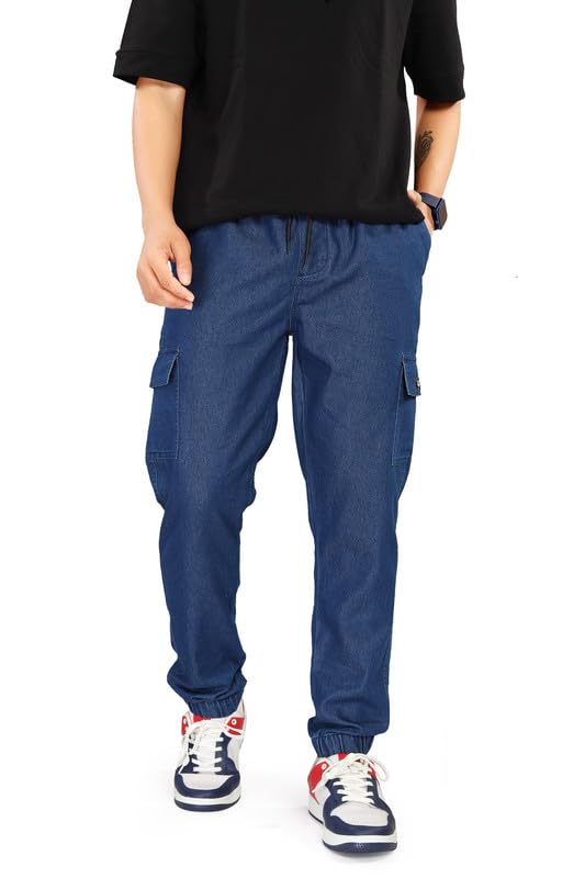 Image of UNOseven Boys Cotton Cargo Jogger Pant - Slim Fit - Available from 7 Years to Size XL