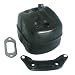 JRL Muffler Exhaust with Gasket Bracket Fit for Husqvarna 385 390 372 371 365 362 XP Chainsaw