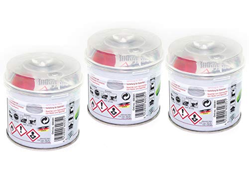 3x250g Presto 2k Alu-spachtel Härter Metall Spachtel Universall Stahl Holz Beton Presto 600351