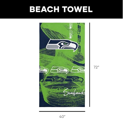 Northwest NFL Philadelphia Eagles Oversized Microfiber Beach Towel, 40 x 72 Inches – Quick Dry, Sand Resistant, Lightweight, Highly Absorbent, Distorter Design by Northwest - Used condition - Image 6
