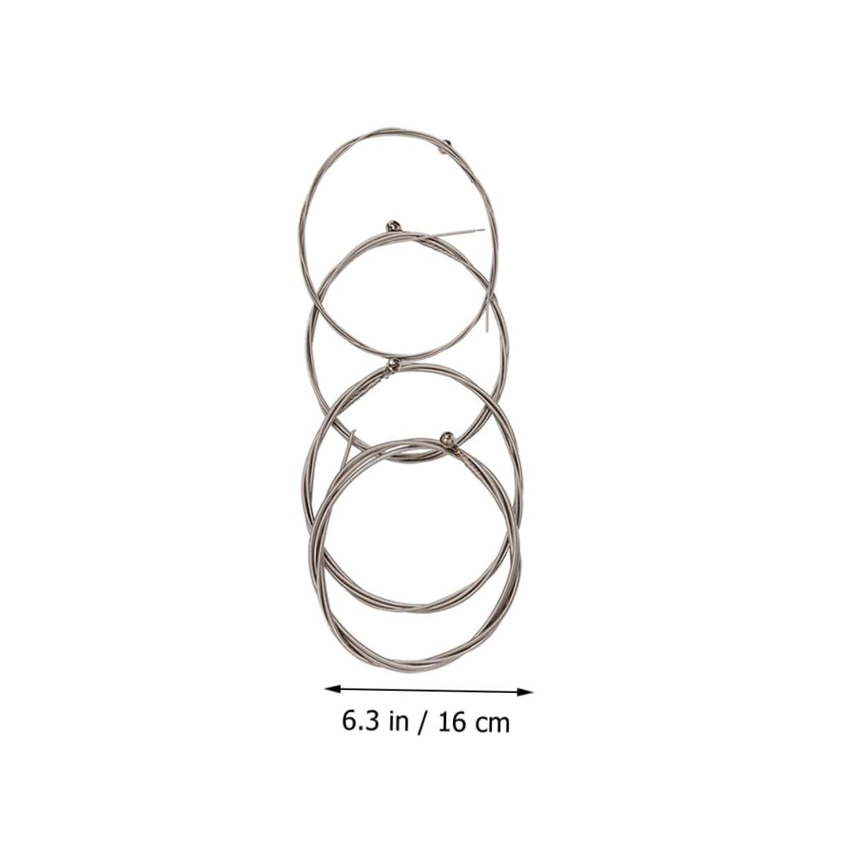 GOOHOCHY Universal 4-string Electric Bass Strings Metal Strings for Bass Guitar Accessories Kit Bass Replacement Strings Bright Sound Alloy Winding
