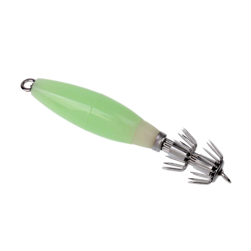 5 Gabarits De Pêche Profonde – Leurres Lumineux Pour Calmar – Acier Inox Et Plastique