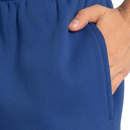 Image of Fruit of the Loom Eversoft Fleece Elastic Bottom Sweatpants with Pockets, Relaxed Fit, Moisture Wicking, Breathable