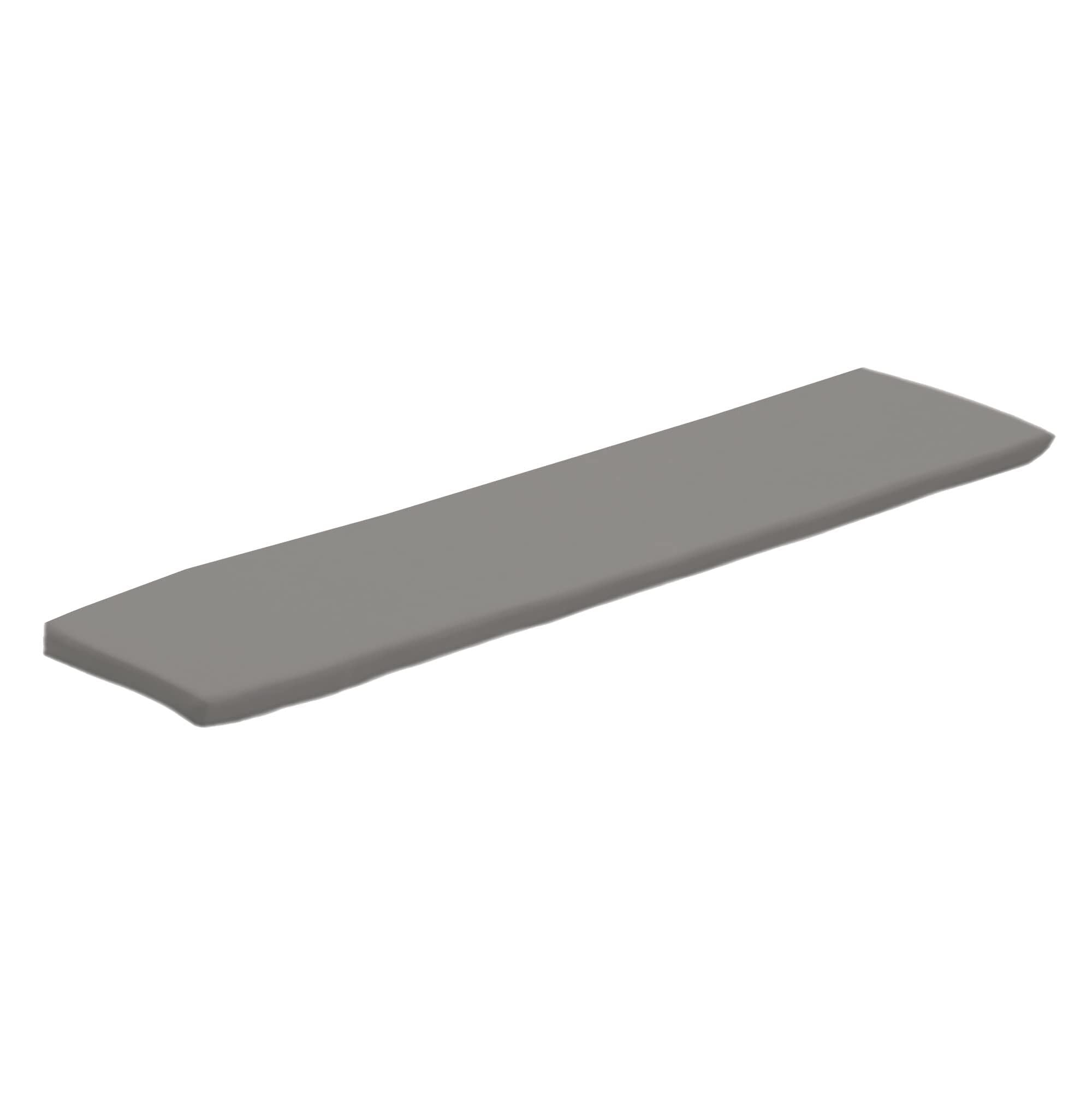 Coussin de banc de jardin 43x18x2in Konsilsa housse étanche gris clair pour extérieur