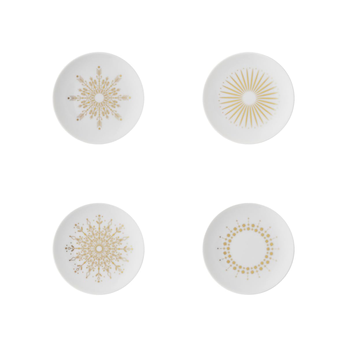 Rosenthal TAC Gropius Festive C. Stars zestaw 4 talerzy fl.10 cm