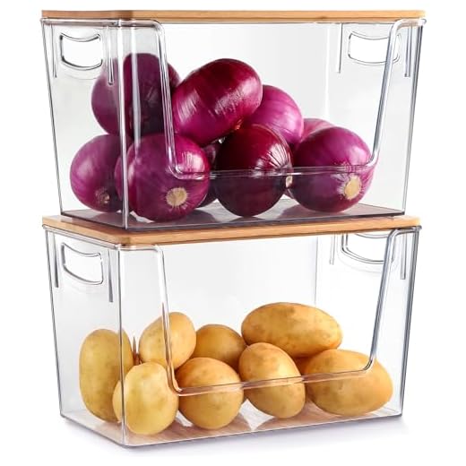 Stackable Pantry Organizers Set