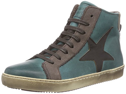 Baskets hautes mixte enfant Bisgaard chaussure montante en cuir à lacets