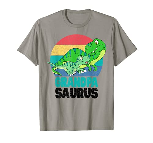 Dinosaur Grandpa T-Rex Grandpasaurus Baby Family Matching Camiseta