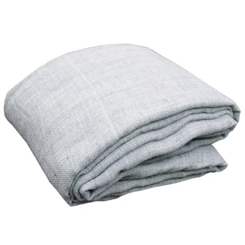 Tissu touffeté gris en coton mélangé pour créer vos tapis de salon