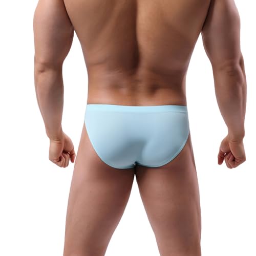Man Low Rise Briefs Bulge Pouch Underwear Men Sexy Panties Underpants Smooth Soft Lingerie4