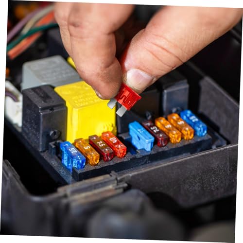 Kit de fusibles automotrices Zerodeko, 1 set con probador y extractor de fusibles, estuche de almacenamiento para auto, RV y bote, amplia compatibilidad miniatura 6