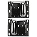 KUAFU Left & Right Front Bumper Bracket Compatible with 2002-2018 Dodge Ram Pickup 2500, 3500, W/O Tow Hook & Sport Edition, Replace for 55077315AI, 55077314AH, 68196251AA, 68196250AA