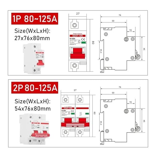 Disjoncteur de protection batterie CC pour panneau solaire et van 25A