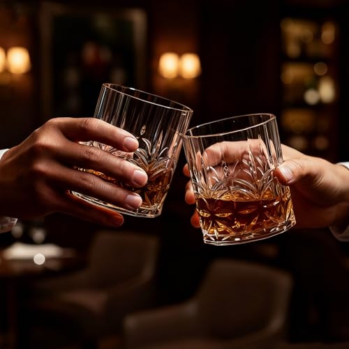 BELLAFORTE Shatterproof Tritan Plastic Short Tumbler, Set of 4, 385ml - Myrtle Beach Drinking Glasses, Unbreakable Plastic Glasses for Indoor & Outdoor Use - BPA Free - Clear