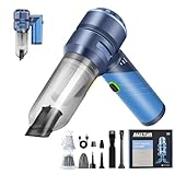 AUXTUR HL121 Car Vacuum,Portable & Foldable Design,17000PA Strong Suction,Dual-Function Vacuum and Air Blower for Automotive Interior Cleaning and Car Care