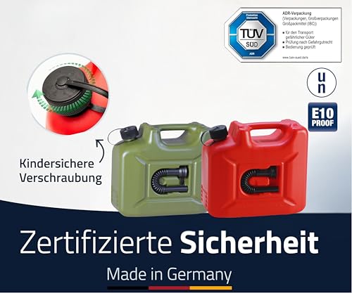 hünersdorff 801000 kanister 10 l, PROFI KST, kolor: zielony
