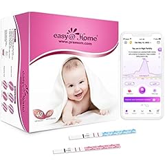 Easy@Home 40 Test Ovulazione e 10 Test Gravidanza, Aumenta le tue Probabilità di Rimanere Incinta, Altamente Preciso, Combinato con APP Premom Monitor Donna Fertilità