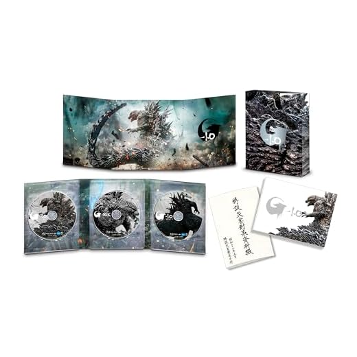 【Amazon.co.jp限定】『ゴジラ-1.0』 豪華版 3枚組　（Amazon限定：アクリルスタンド+ビジュアルシート付き、メーカー特典：名セリフステッカー付き) [Blu-ray]