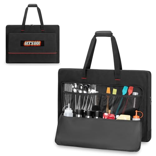 HODRANT Full-Size Griddle Storage Bag ith Pockets & Handles
