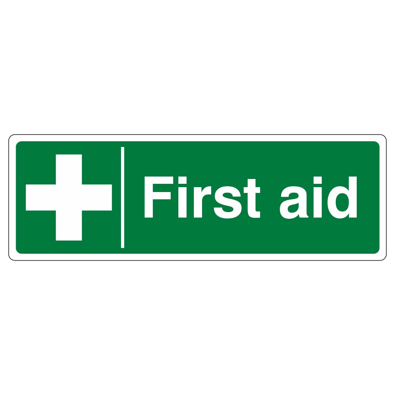Lasting Impressions (Signs) Limited 450Mmx150mm First Aid Sign Rigid Plastic