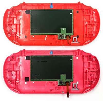 Colorful Back Shell Housing Case Shell Rear Cover Replacement for PSV2000 PSV 2000 Slim Console (D- Black)