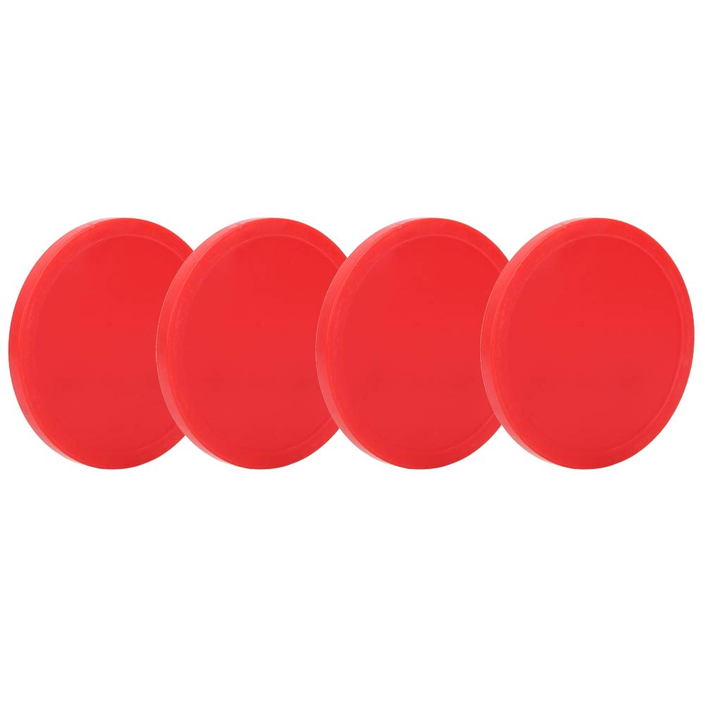 Krążki do cymbergaja, 4-pak Home Air Hockey Red krążki zamienne do stołów do gry Akcesoria do sprzętu(82mm)