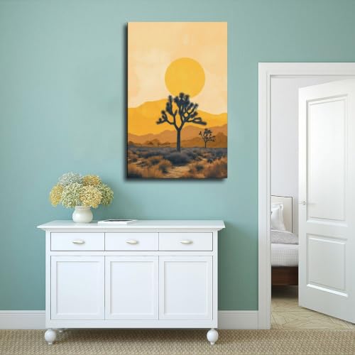 Art mural sur toile pour chambre et salon : créez une ambiance Joshua Tree