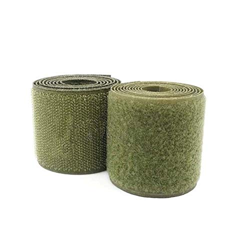 2-10cm Anchura De Oliva Gancho Adhesivo Ninguna Cinta De Sujeción Por Bucle For Coser Magia Pegatina Cinta Correa Tira Costura multipropósito (Color : 100mm width) Cover