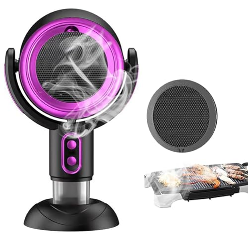 Campana extractora ajustable, extractor de cocina portátil con 2 ajustes de velocidad, fuerte succión y bajo ruido, ideal para apartamentos, dormitorios y picnics
