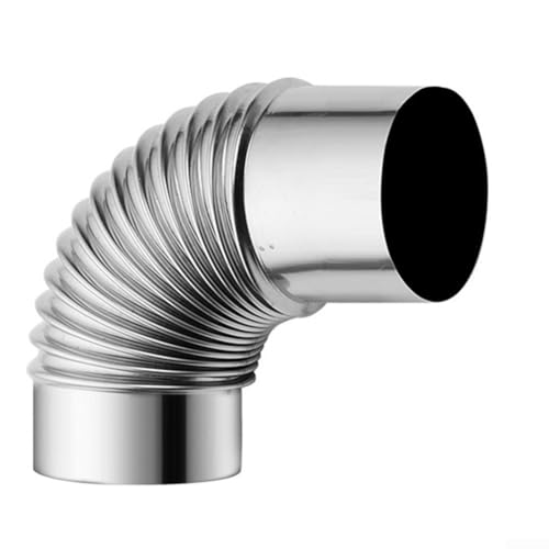 Tubo de combustión de estufa, revestimiento de chimenea de acero, codo de tubo de humo, tapa de tubo de acero inoxidable, tapa de lluvia para tubo de estufa, adaptador de chimenea de chimenea, tubo de