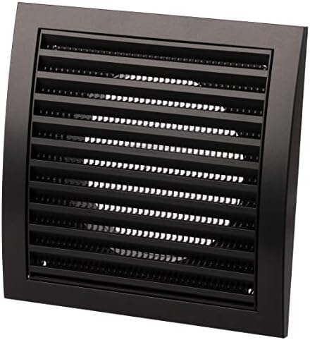 125MM GRILLE De Ventilation En Plastique ABS Noire Avec