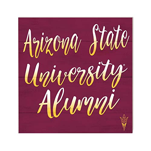 KH Sports Fan Arizona State Sun Devils 10"x10" Team Alumni Sign, One Size, Multi