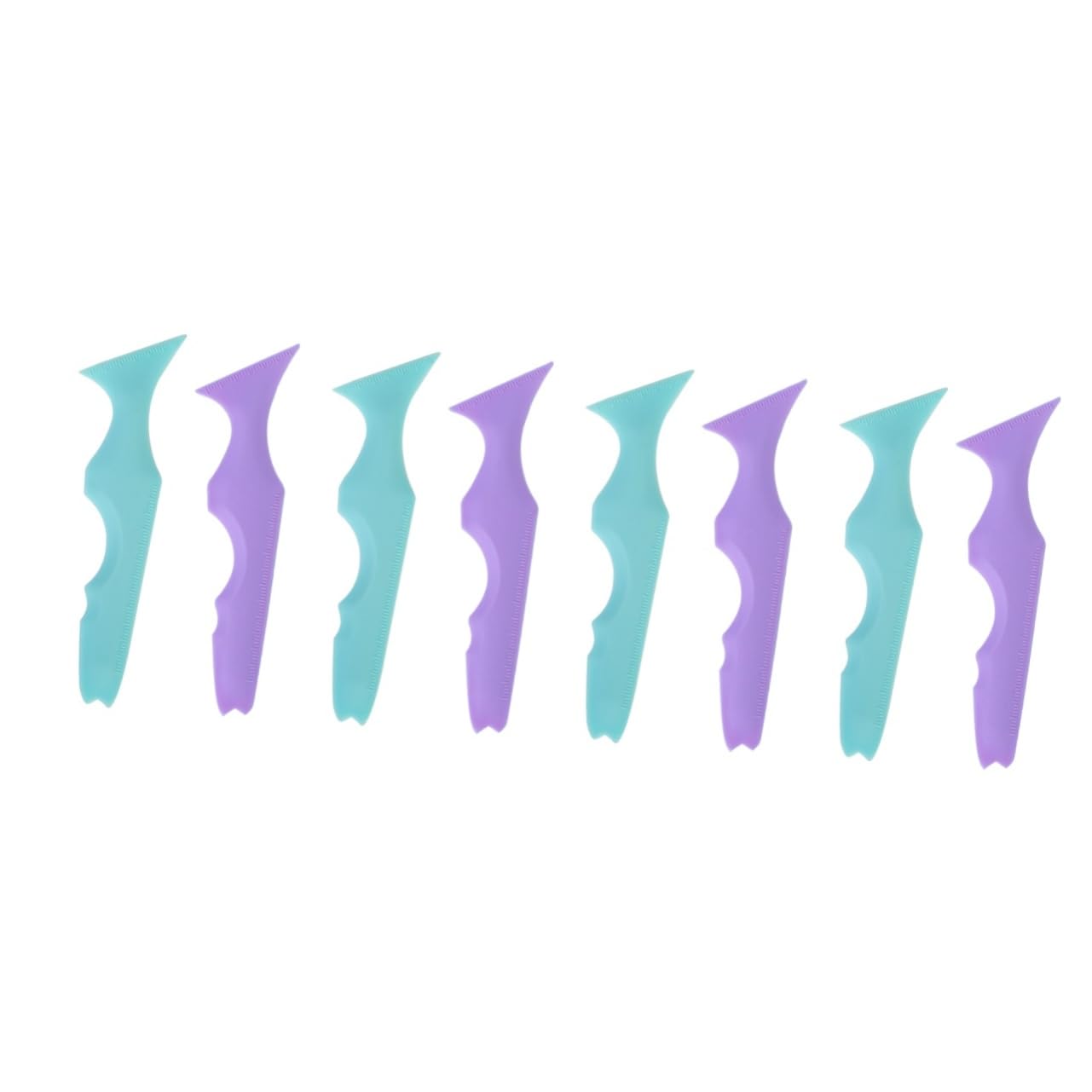 Baluue 8stücke Wiederverwendbare -eyeliner-schablonen Präziser Augen-make-up-helfer Für Augenlinien Und Lidschatten Tragbar Und Langlebig Beauty-zubehör Für Damen