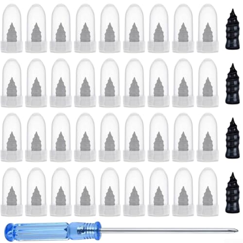 Kit de réparation de pneus avec clous d'étanchéité en caoutchouc pour pneus sans chambre à air sur véhicules, y compris voitures, camions, SUV et motos pour une rétention d'air fiable (B)