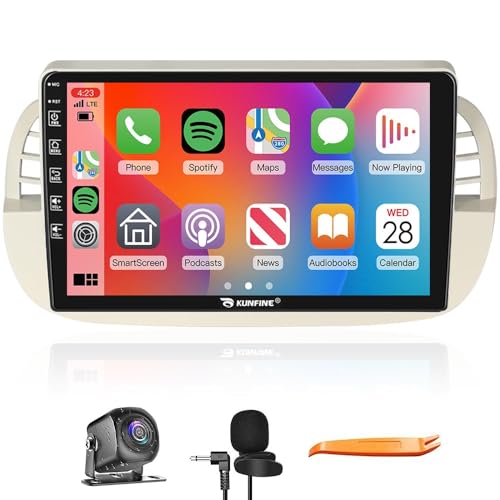 CarPlay Android Auto Navegación Estéreo GPS Radio Cámara Marcha atrás Display 9