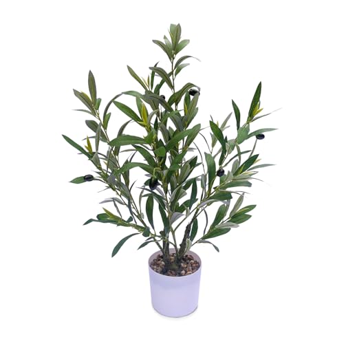 Small Artificial Faux Olive Tree, 24
