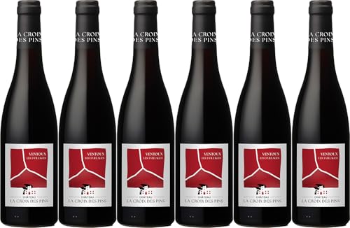 Château La Croix des Pins Ventoux Rouge AOP 'Les 3 Villages' 2023 Trocken Bio (6 x 0.75 l)