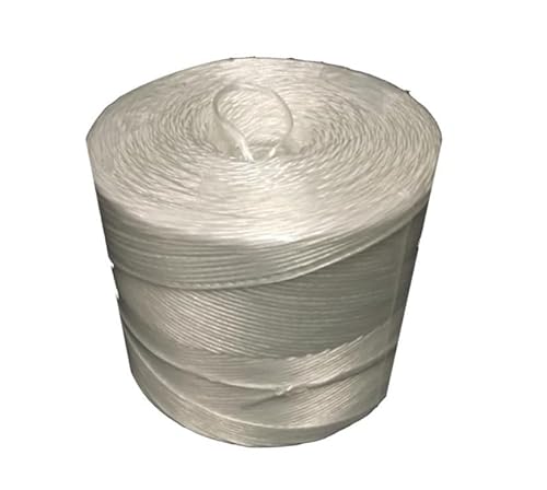 SPAGO AGRICOLO POLIPROPILENE 100% 2500m TITOLO 500 5KG STABILIZZATO UV,RESISTENTE e INALTERABILE. 3mm spessore.CORDA MILLEUSI IN FILATO DI POLIPROPILENE