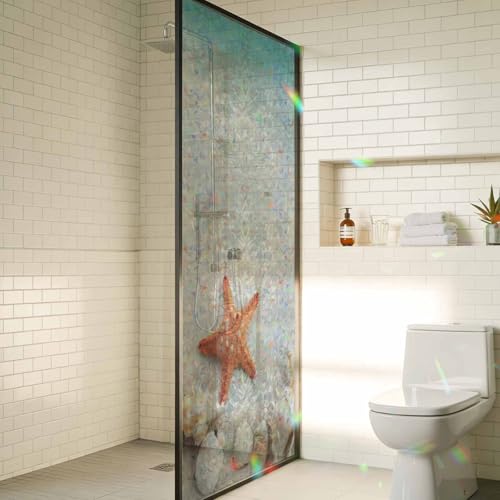 Vinilo decorativo para ventana con diseño marino 79 x 18 pulgadas miniatura 5