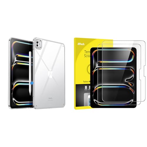 Pack coque iPad Pro 11 M4 M5 JETech transparent idéal pour travailler en déplacement sans rayure