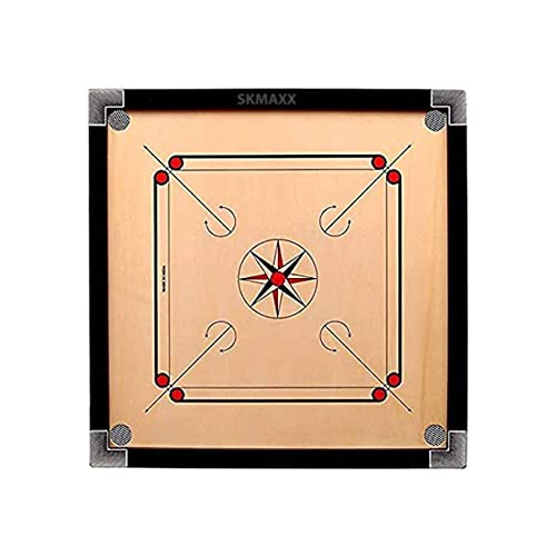 Classic Carrom 35 x 35 Set with Board Coins Striker and - Carrom Board playing area with stunning rebound hard borders