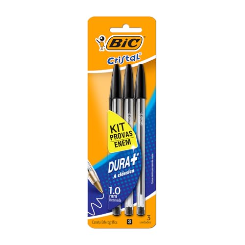 BIC 930095 Kit Enem - Caneta Esferográfica Cristal Dura Mais, A C...