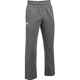 Under Armour Men's Hustle ColdGear Fleece Pant (Large, Carbon Heather)