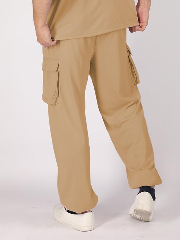 Image of CHKOKKO Men's Casual Track Pant Regular Fit Lower with Side Pockets Comfortable Stylish Sports Gym Running Jogger