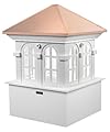 Good Directions Smithsonian Chesapeake Vinyl Cupola with Copper Roof, 36" x 51"