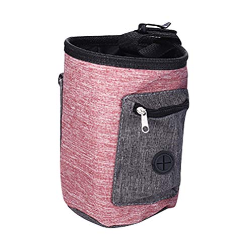 Popetpop bolsa portátil para petiscos para cães, bolsa para viagem para lanches e animais de estimaç