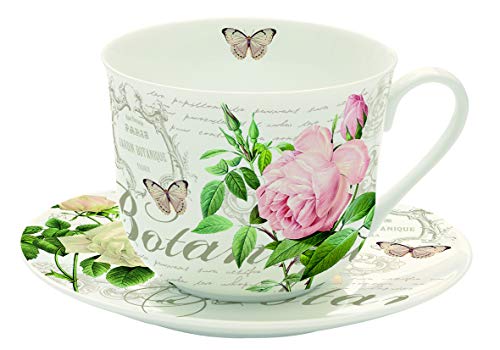 Easy Life Coffret Déjeuner Tasse 40 cl Jardin Botanique - 1454JARB - Easy Life 400 ml