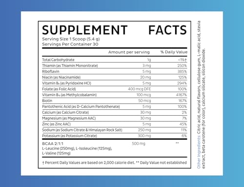 Image of Zeal Electrolyte Powder - 30 Servings | Keto Electrolytes Powder | Zero Sugar, BCAAs, B-Vitamins | Potassium, Zinc, Magnesium | Hydration Powder Recovery Drink | Orange Creamsicle