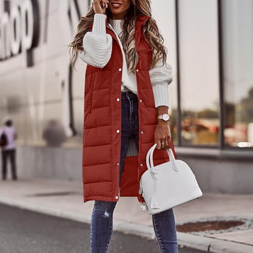 Chaleco sin mangas para mujer con capucha elegancia atemporal casual 2