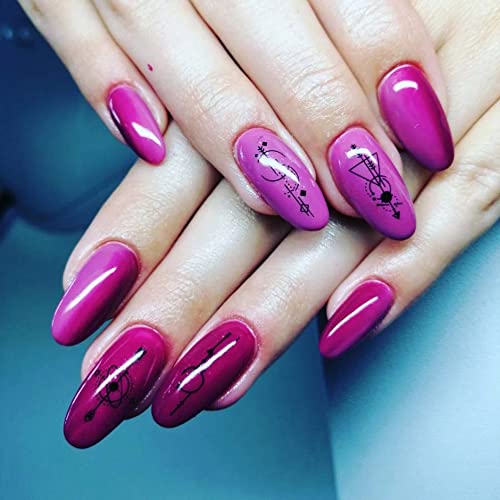 Geometric Nail Art Stickers Decals Black White Gold Lines Flowers 3D Nail Stickers 6Sheets Geometry Luxury Retro Floral Nail Art Adhesive Transfer Decals For Acrylic Nails Supply Diy Manicure Decoration Tip #TOP4